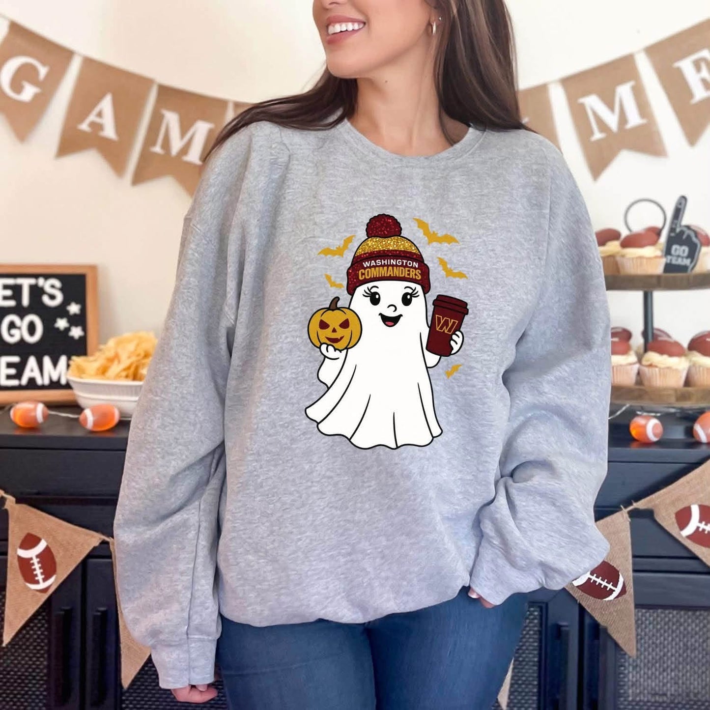 Football Ghost CUSTOM Graphic - ANY Pro Team!