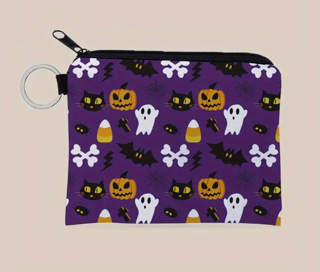 Spooky Key Ring Coin Purse - 7 options!