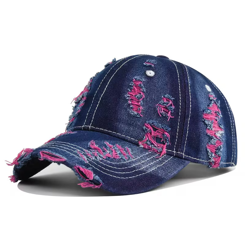 Power Hour Preorder Distressed Denim Hat