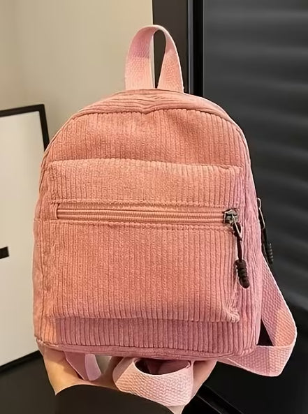 Mini Corduroy Backpack - 5 Colors