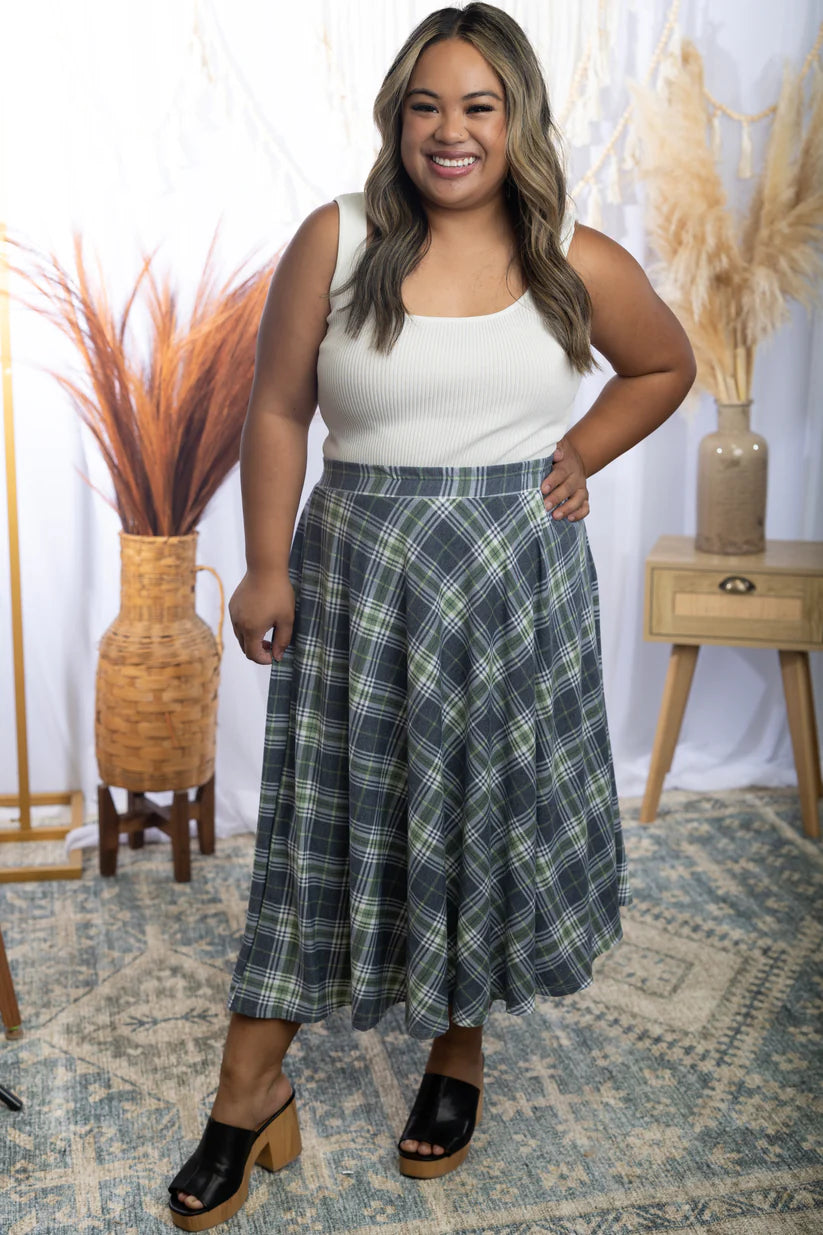 Playful In Plaid - Skirt