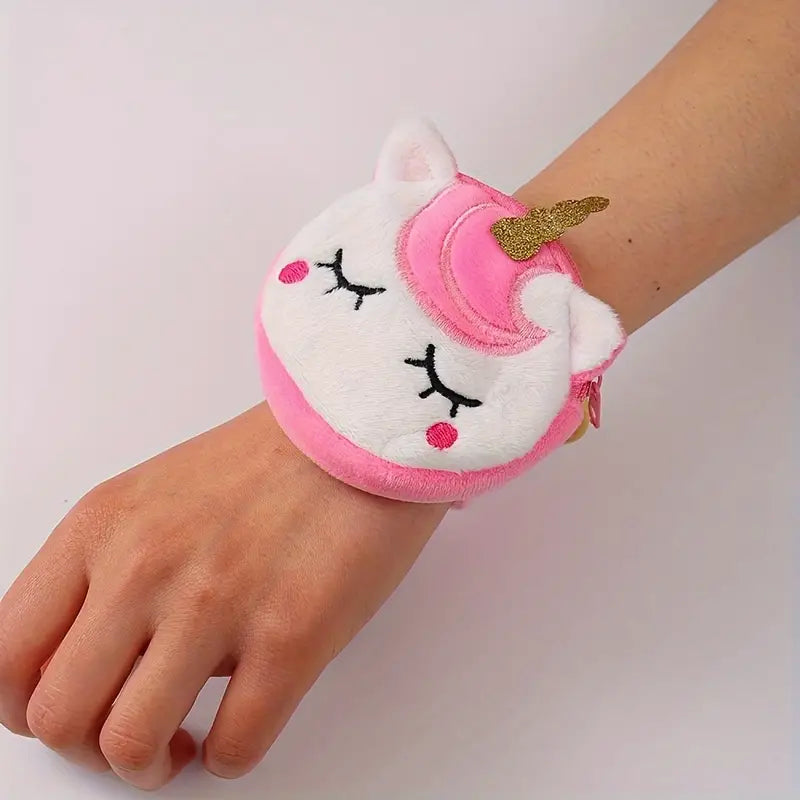 Unicorn Coin Purse Slap Bracelet