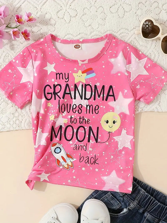 My Grandma Loves Me Kids Top