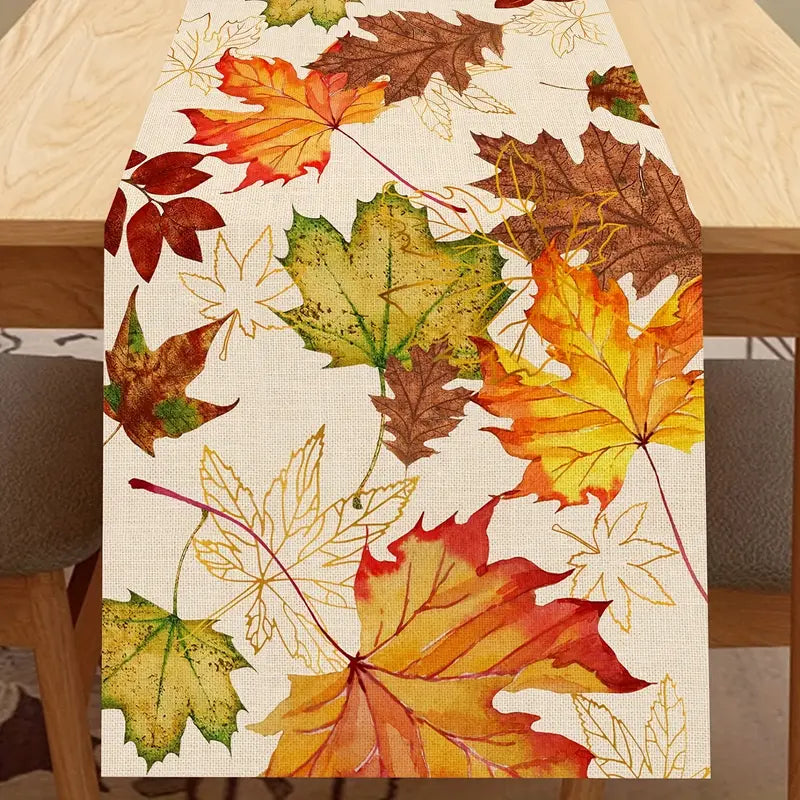 Fall Leaves Table Runner