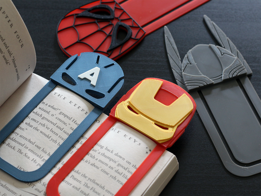 Made by Mike: Superhero Book Marks