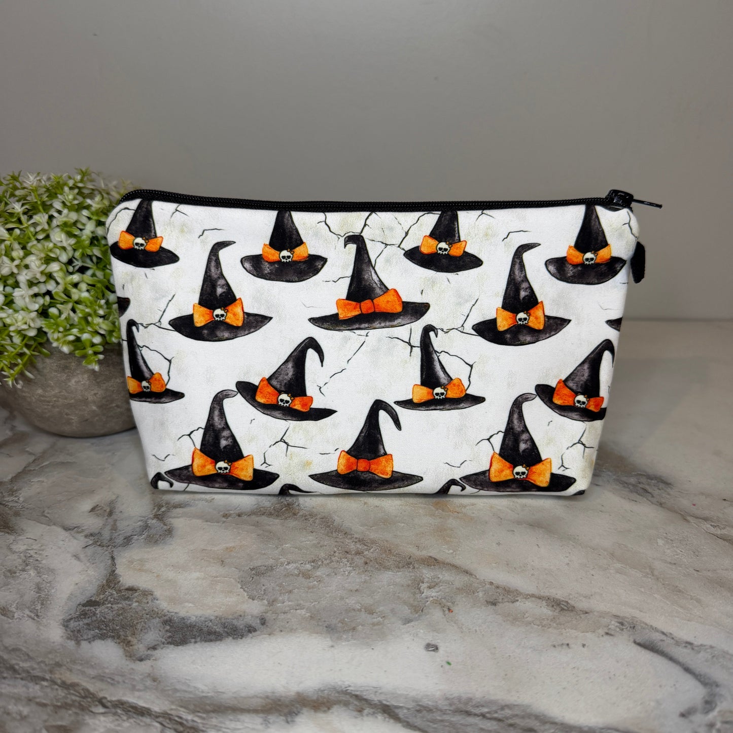 Pouch - Halloween Fall - Witch Hat Orange
