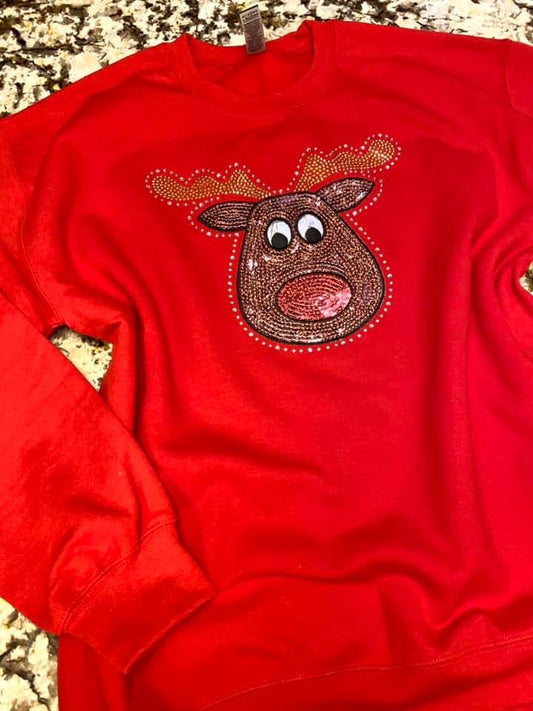 BLINGED Reindeer CUSTOM Graphic