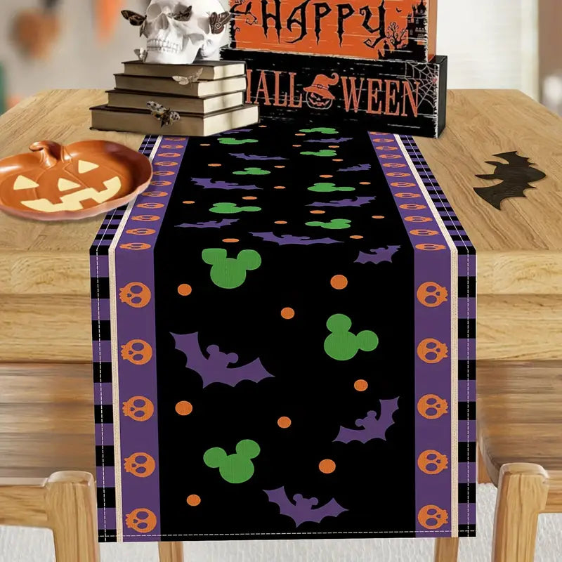 Mouse Bats Table Runner