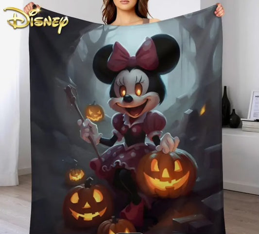 Spooky Jack-O-Lantern Mouse Blanket