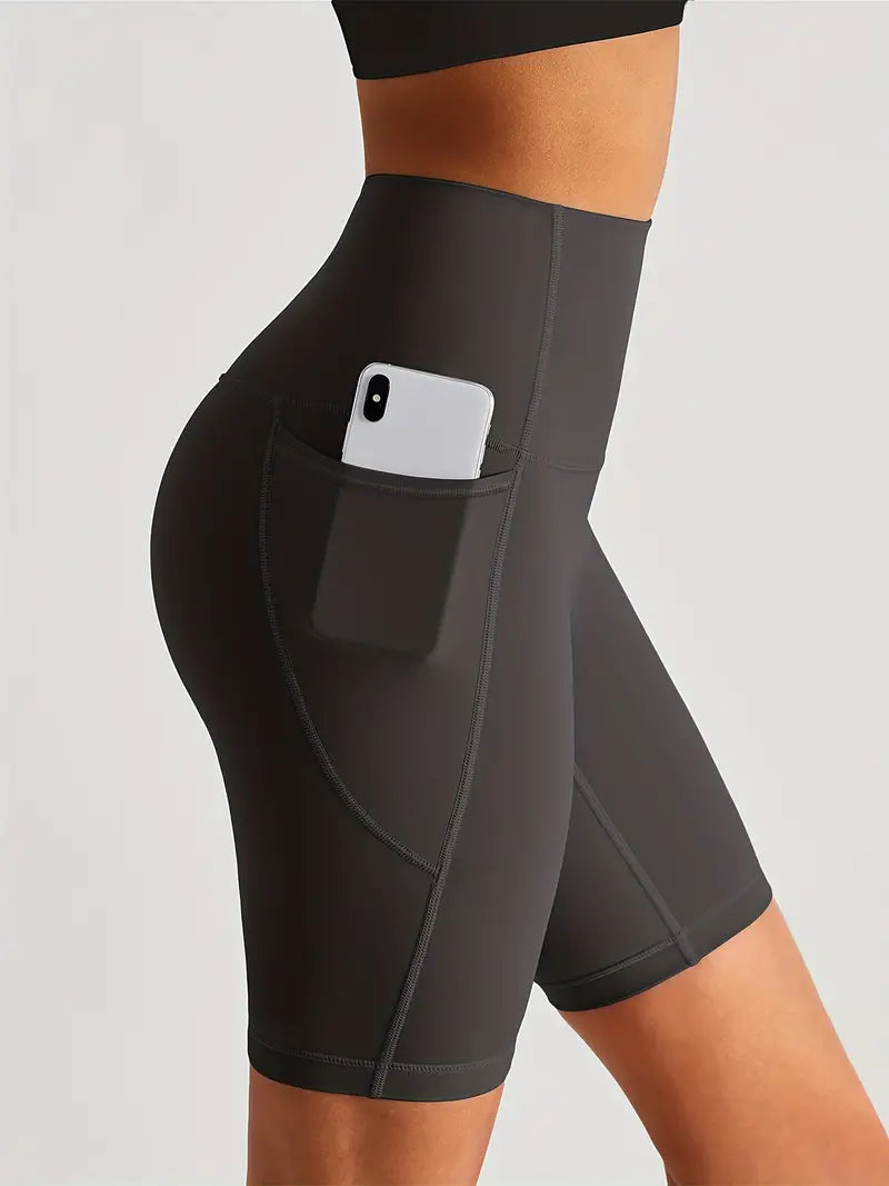 Work-Out Solid Bike Shorts