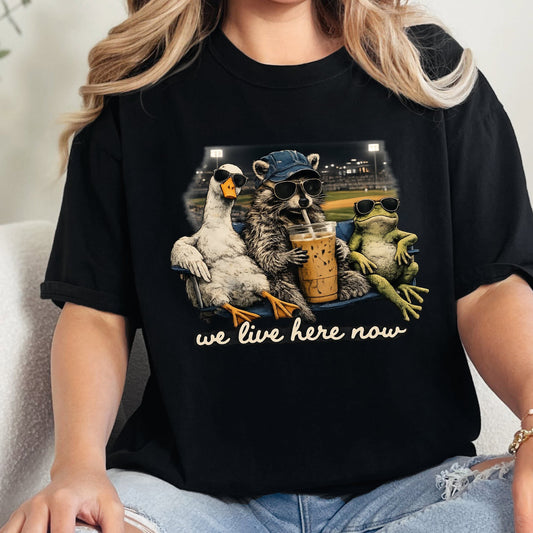 We Live Here Bleachers CUSTOM Graphic