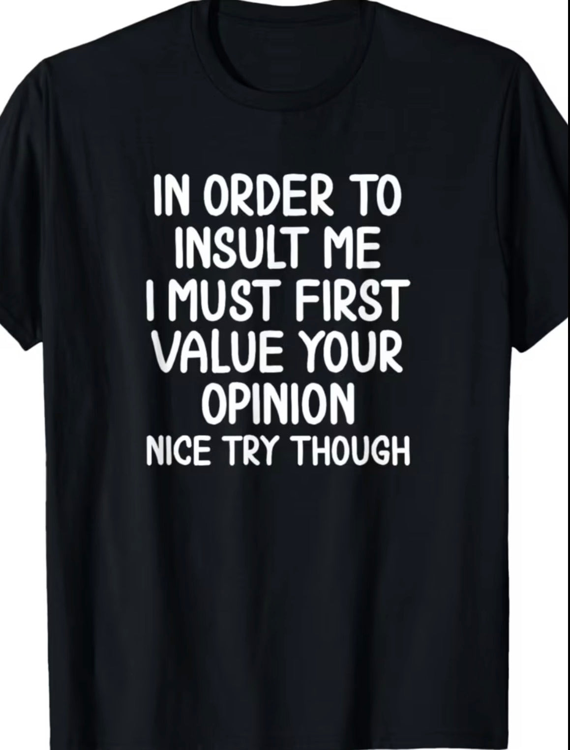 Nice Try UNISEX Vinyl Graphic