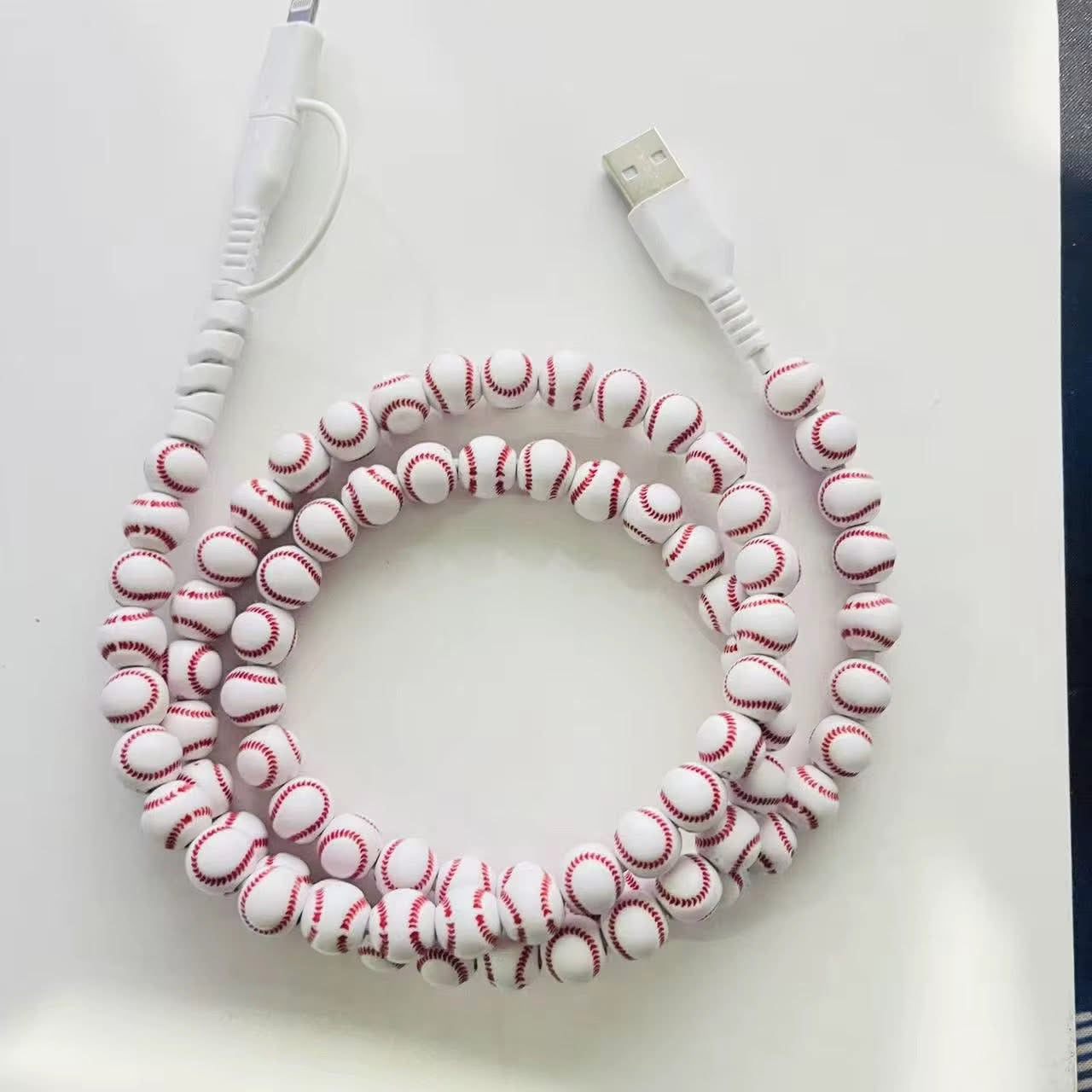PREORDER Sport Ball Beaded Charger 2-in-1 - 7 sports!