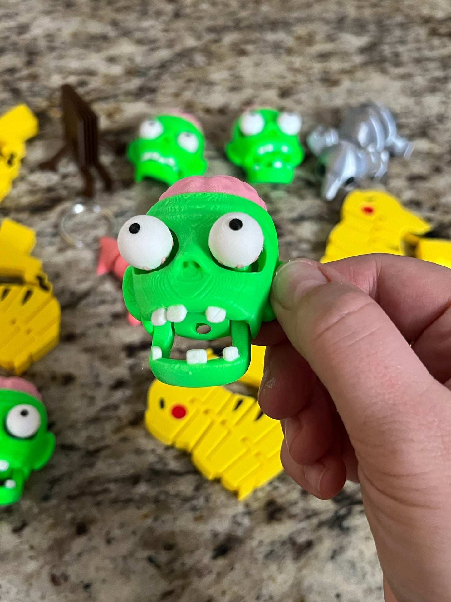 Made by Mike: Zombie Popping Eye Keychain