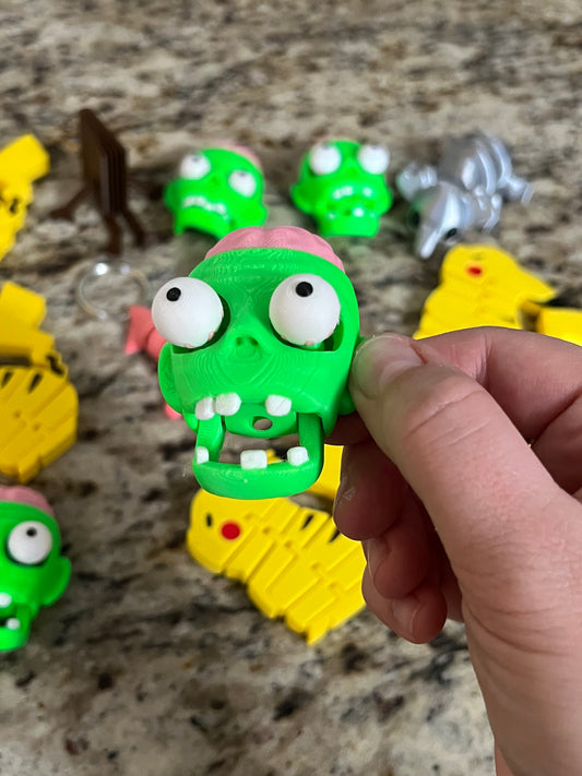 Made by Mike: Zombie Popping Eye Keychain