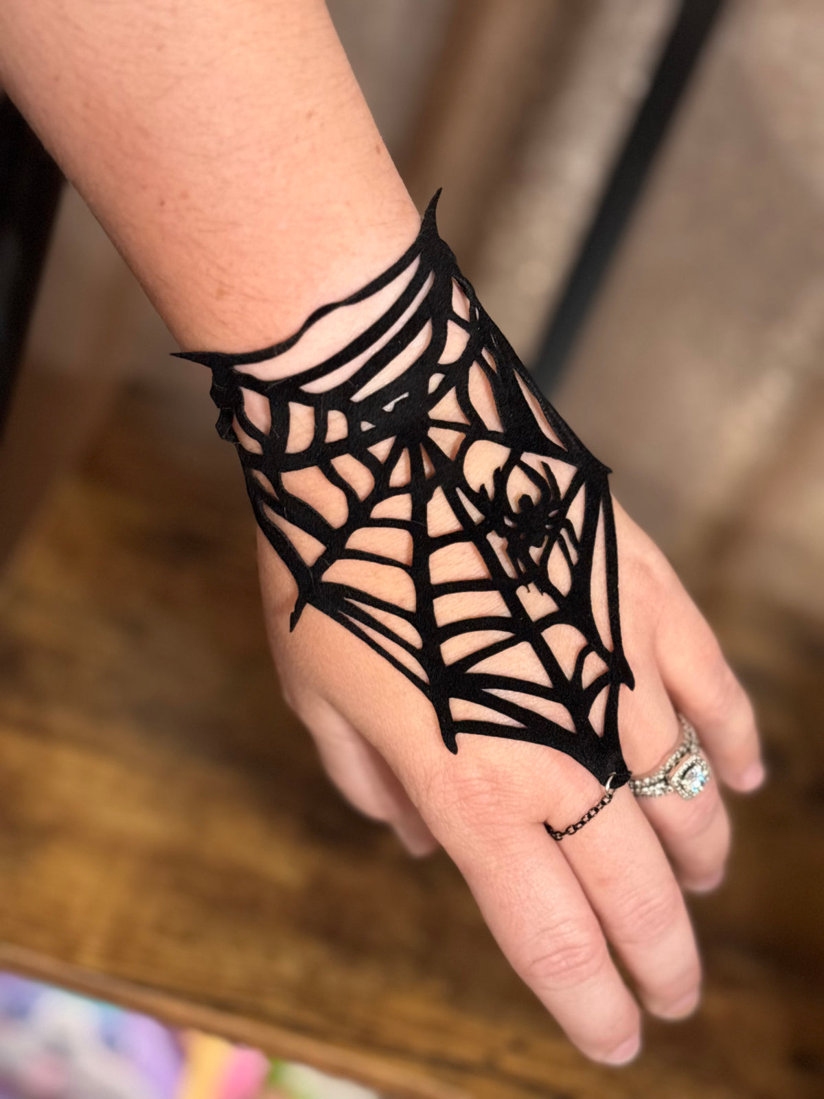 Spider Web Hand Bracelet