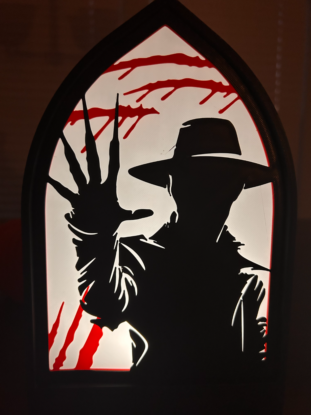Made by Mike: Horror Silhouette Window Lightbox