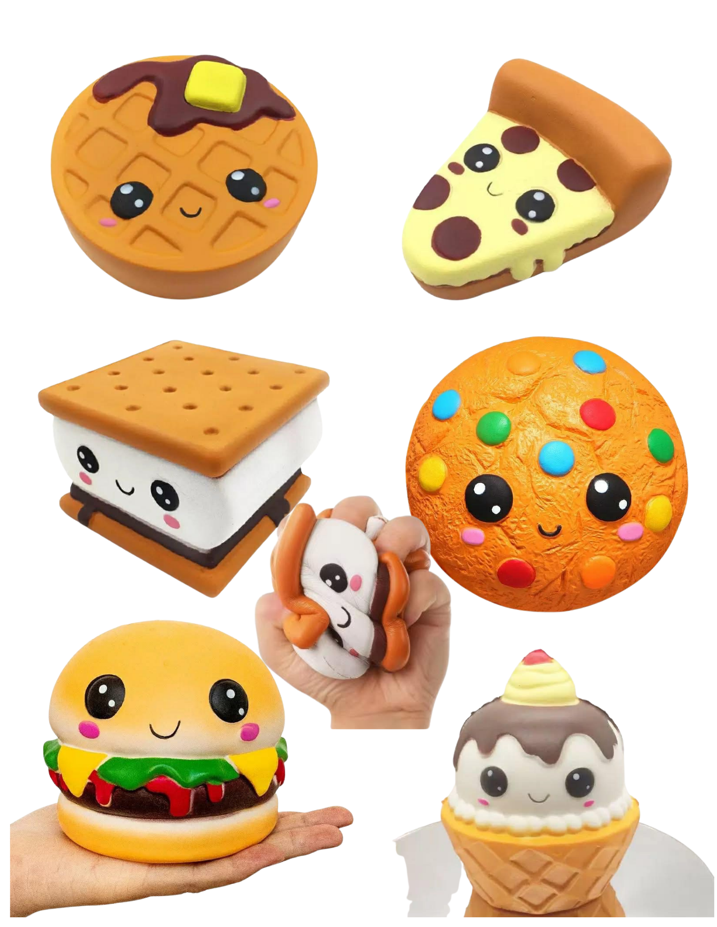 RTS Viral Food Foam Squishies