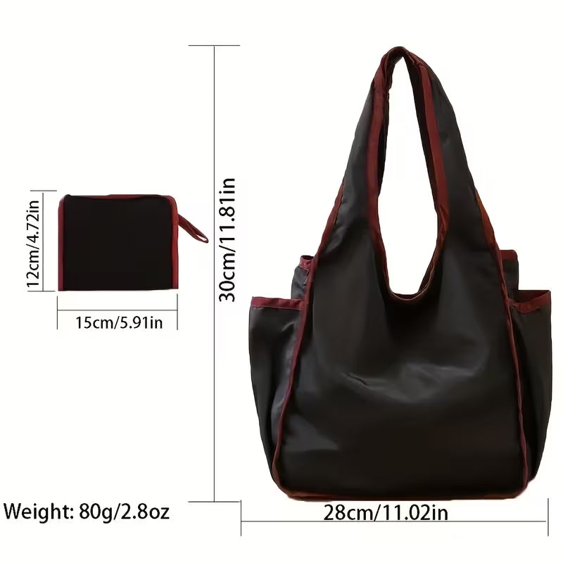 Large Foldable Tote Bag - 5 Colors