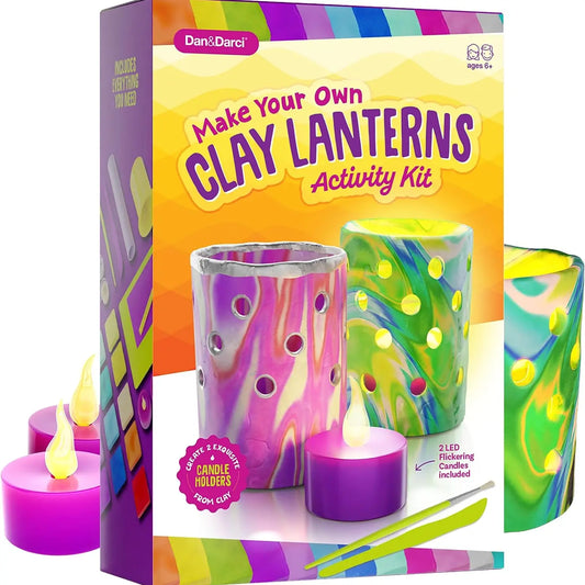 Light-Up Clay Lanterns Making Kit
