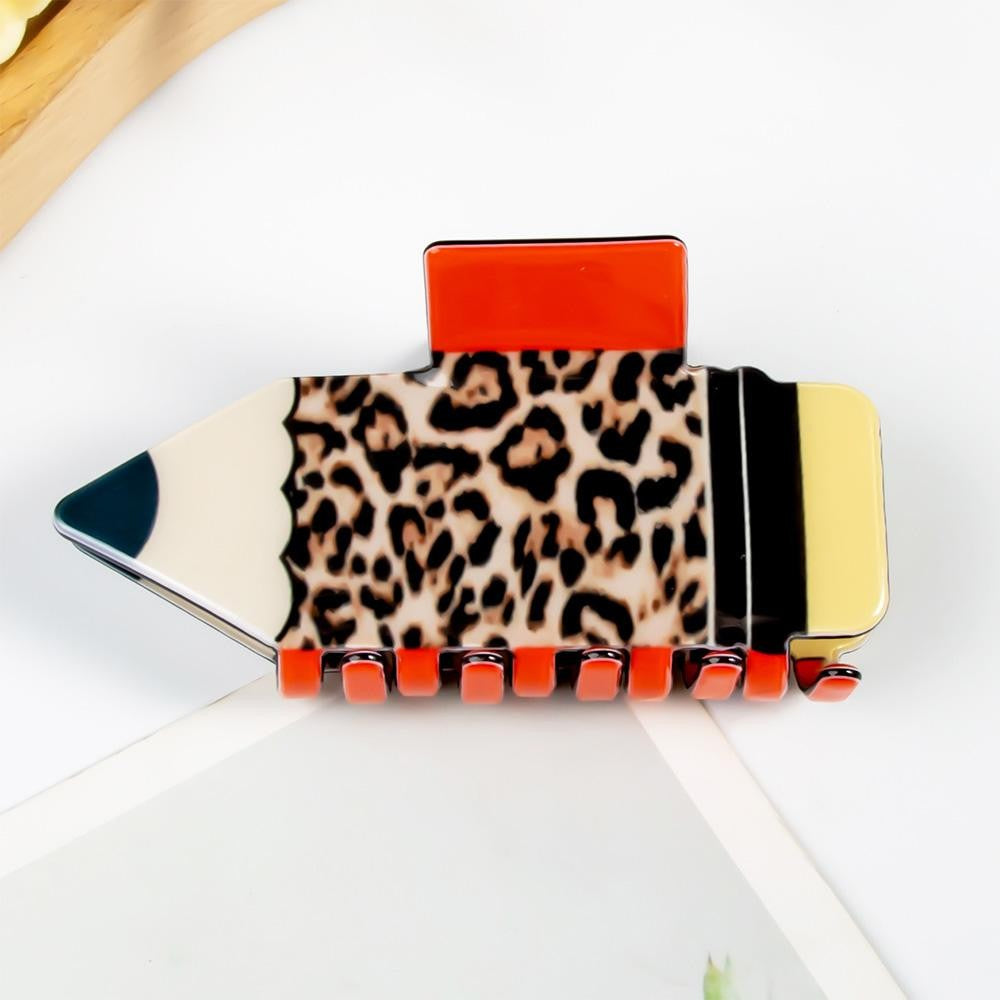 Acetate Pencil Hair Clip