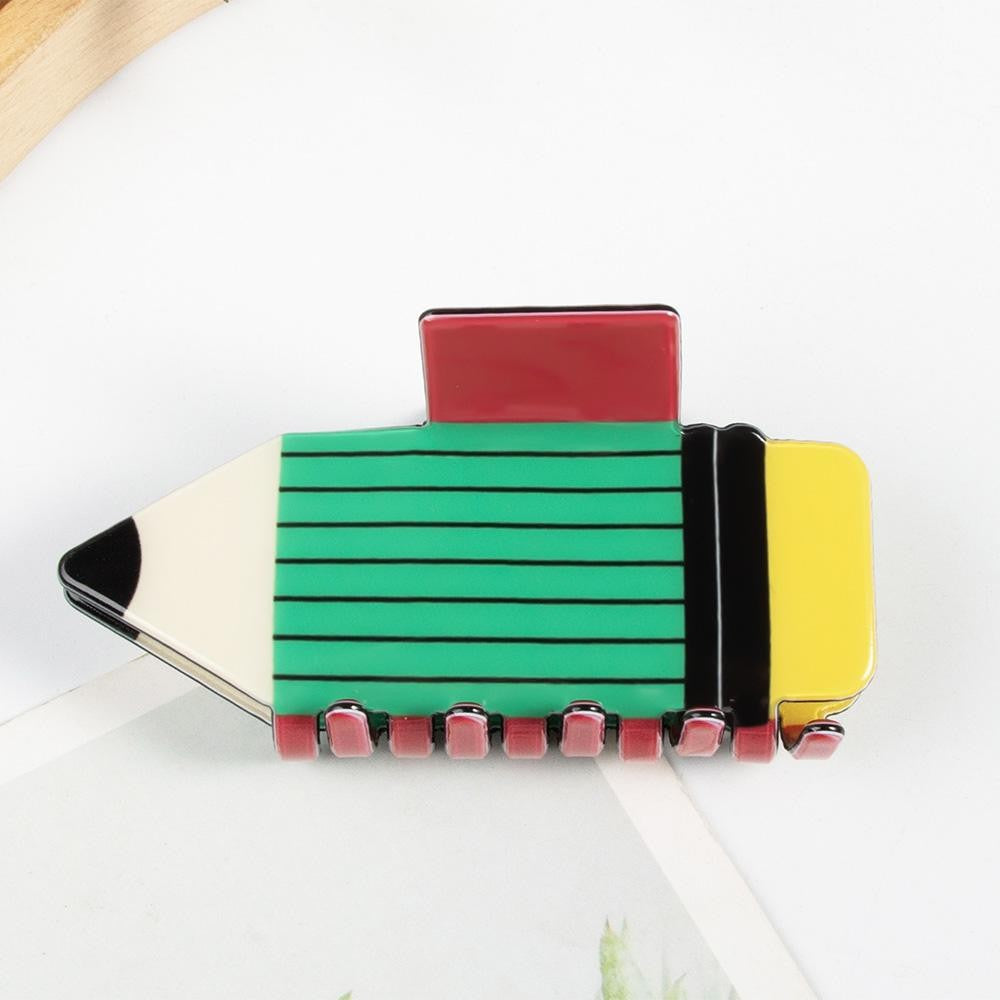 Acetate Pencil Hair Clip