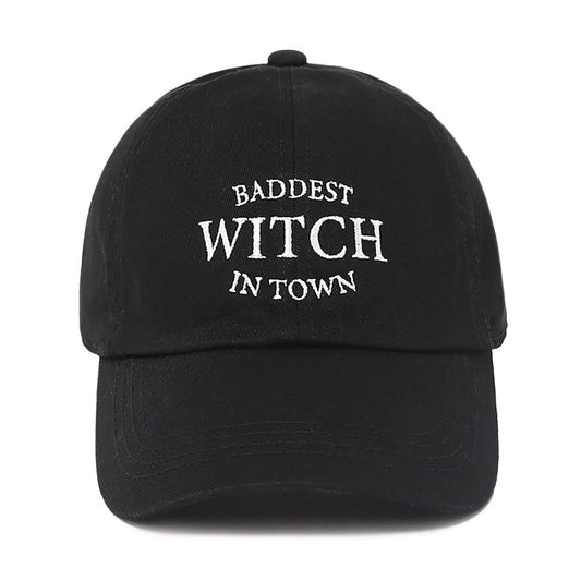 'BADDEST WITCH IN TOWN' Embroidered Baseball Cap