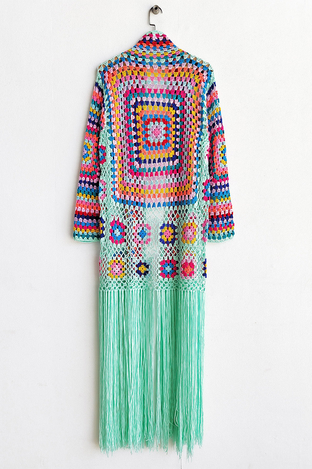 Fringe Tied Long Sleeve Cardigan - 5 Colors!