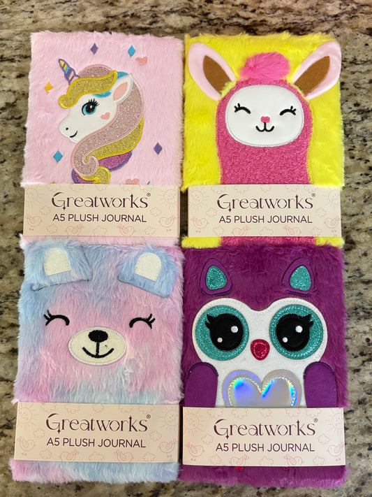 Plush Fuzzy Journal