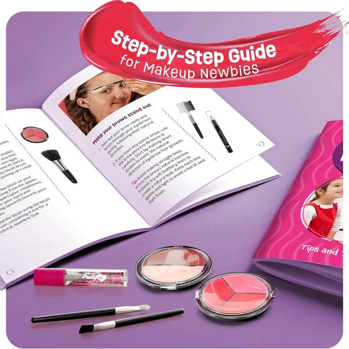 Makeup Set For Kids - Real Make Up Kit Safe For Littles