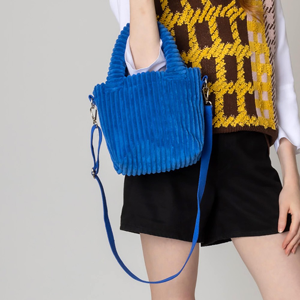 Do Everything In Love Corduroy Tote Bag - 2 Color Options!