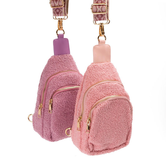 Sherpa Crossbody Sling - 3 Colors