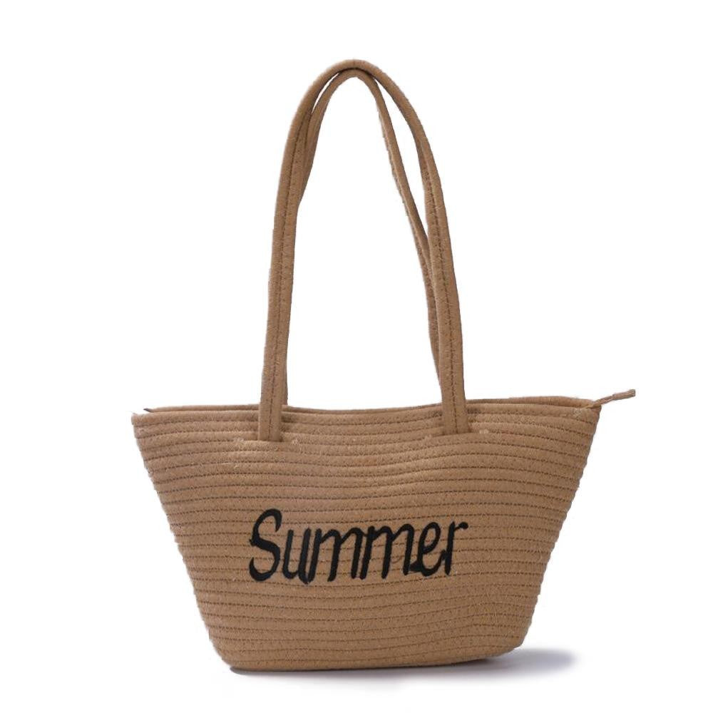 Braided Rope 'Summer' Tote Bag - 2 Color Options!