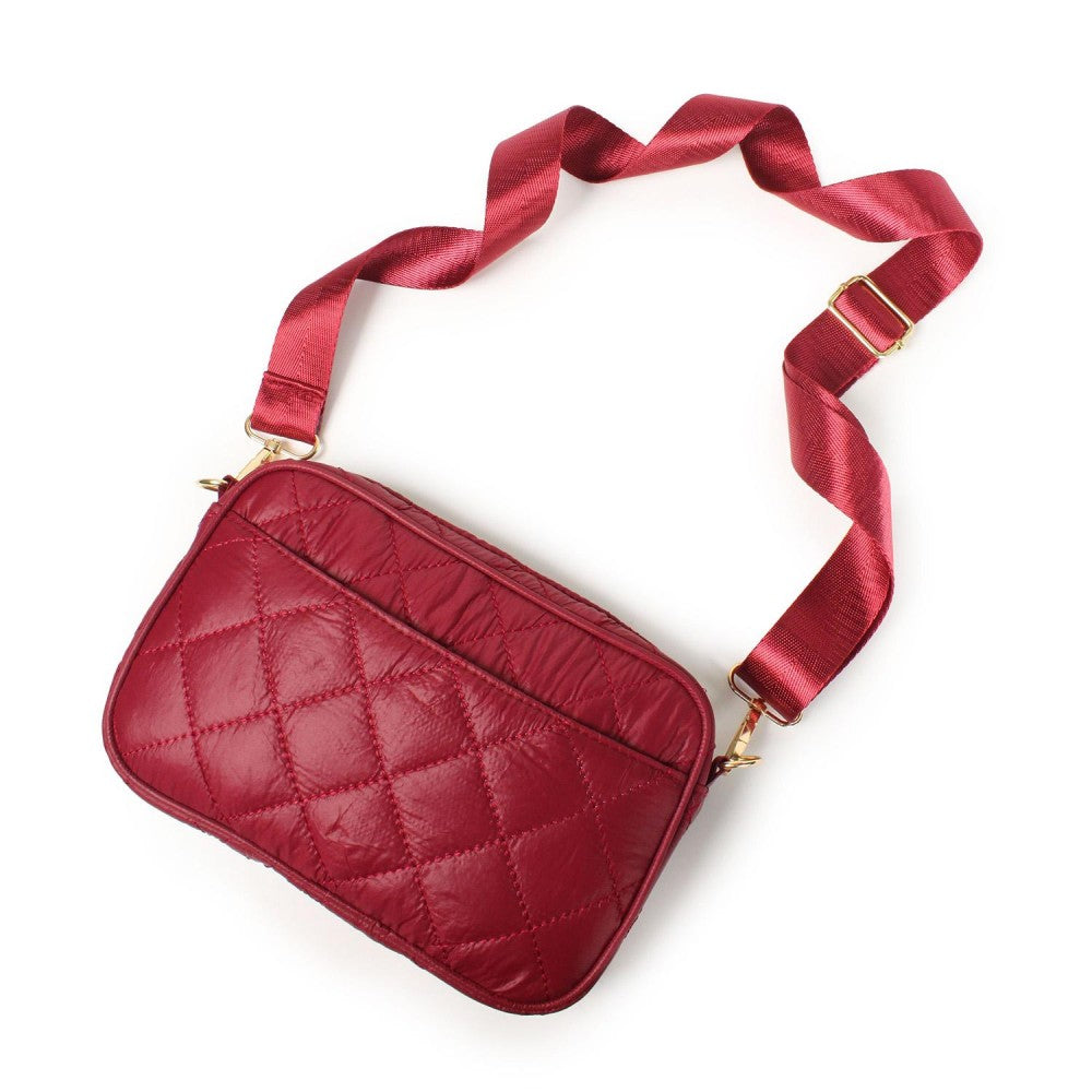Quilted Crossbody Tote Bag With Removeable Strap - 3 Color Options!