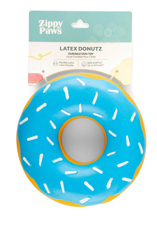 Zippy Paws Latex Donutz Durable Dog Toy