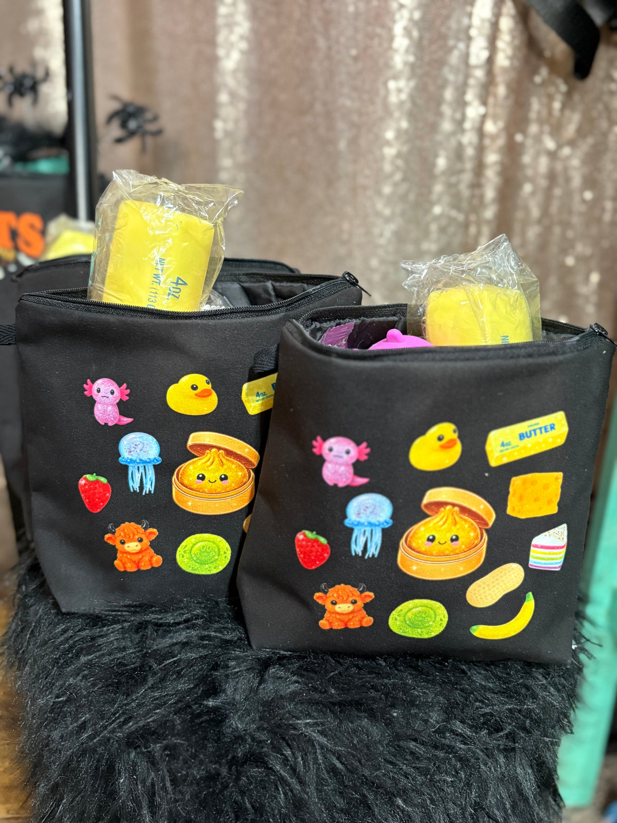 XL Squishy Pouch Bundle - With 9 squishies!
