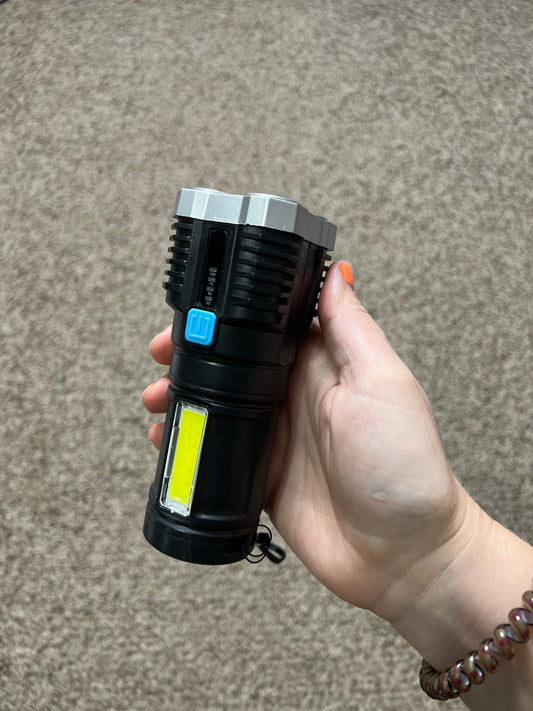 Ultra Bright LED Rechargeable 4 Function Flashlight
