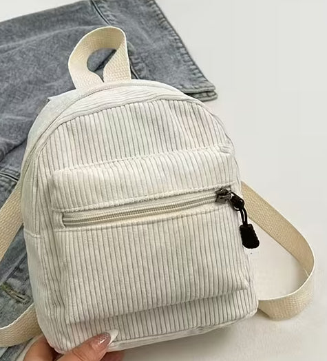 Mini Corduroy Backpack - 5 Colors