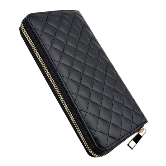 Quilted Vegan Leather Wallet