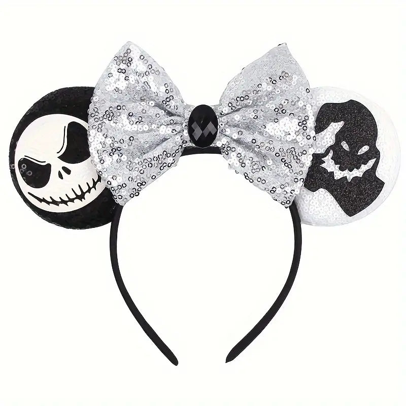 Skeleton Bow Headband - 2 Options!