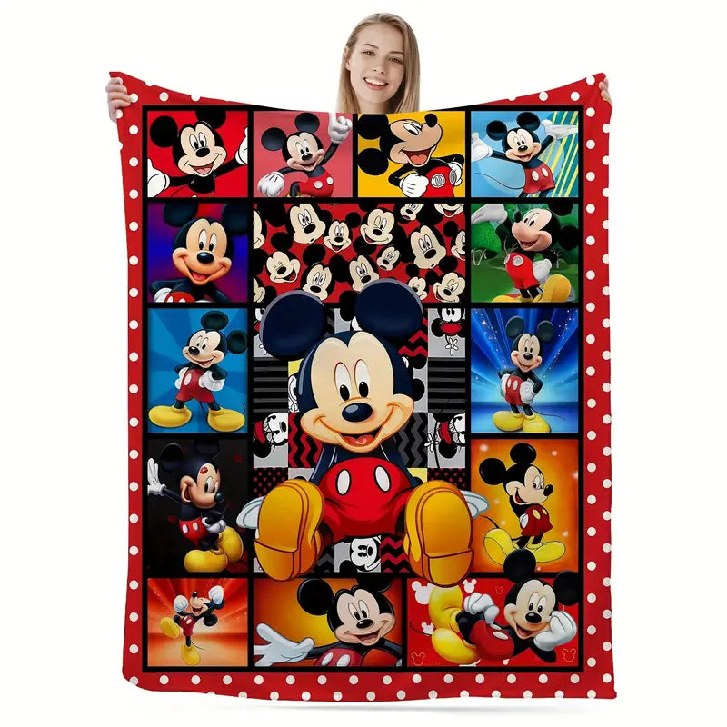 Mouse Framed Fleece Blanket