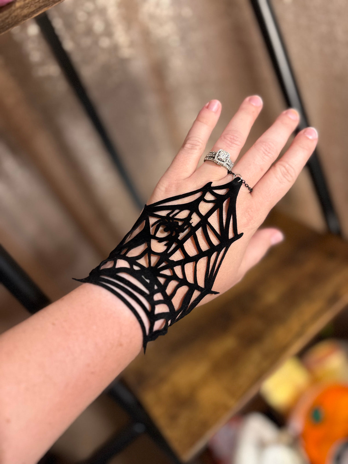 Spider Web Hand Bracelet