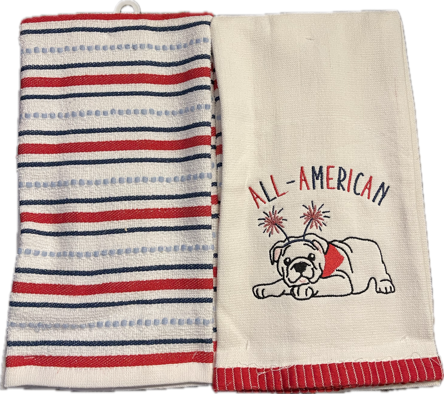 Set of 2 Dish Towels - All American Dog