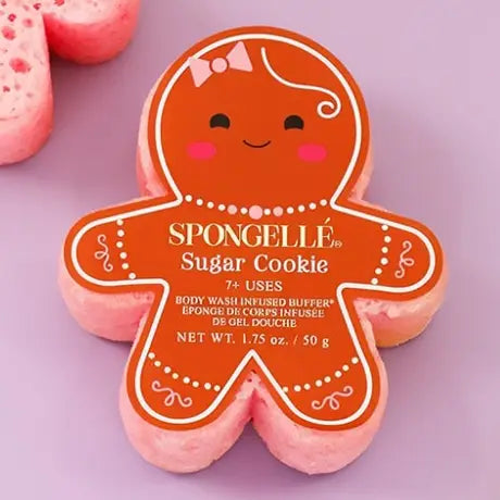 Gingerbread Man Holiday Spongelle Buffer - 3 Scent Options!