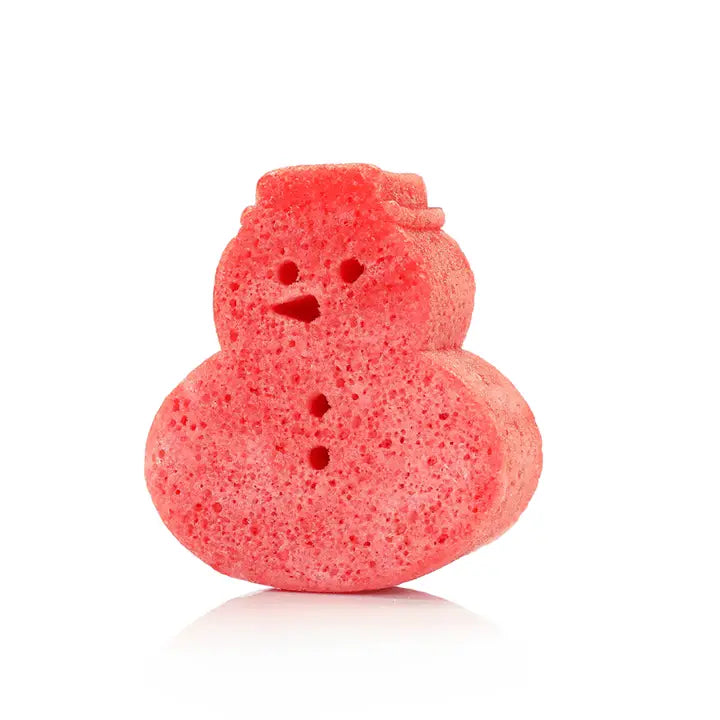 Artic Lily Snowman Holiday Spongelle Buffer