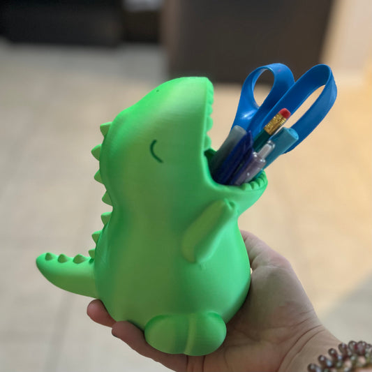 Made by Mike: Dinosaur Pencil Holder