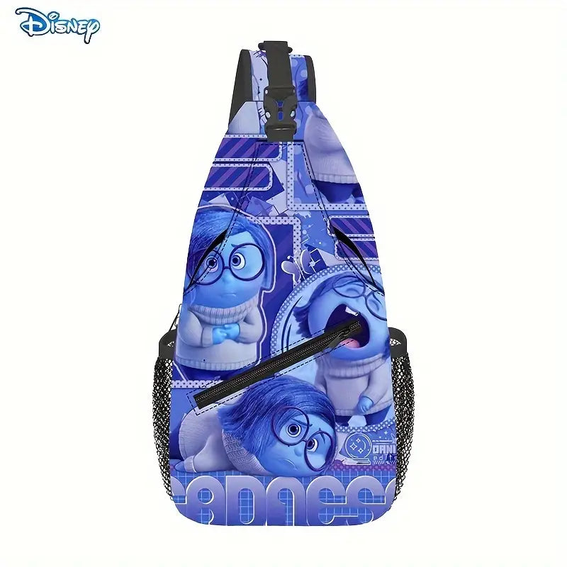 Blue Sad Girl Sling Bag