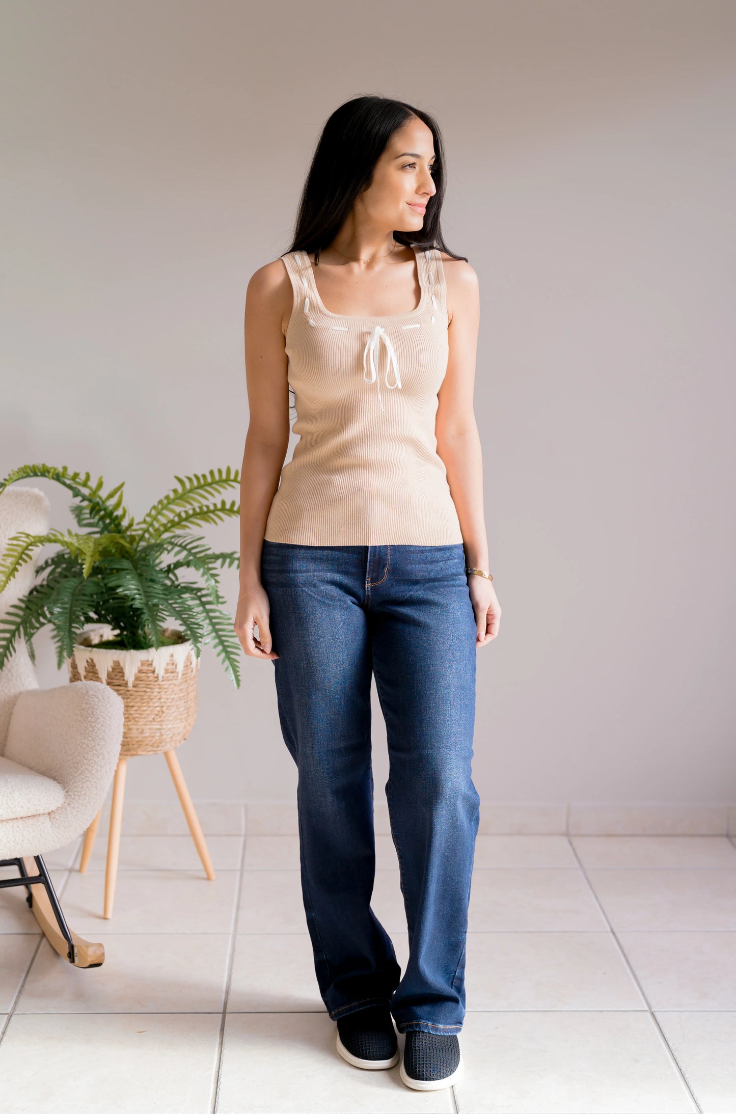 Windblown Sands Tie Top