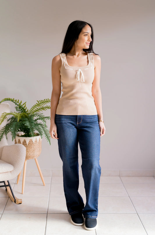 Windblown Sands Tie Top