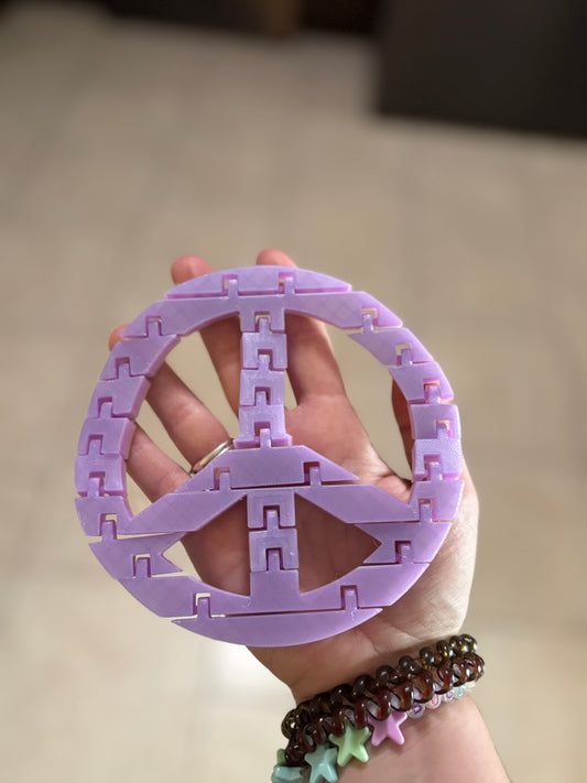 Made by Mike: Large Flexi Peace Sign